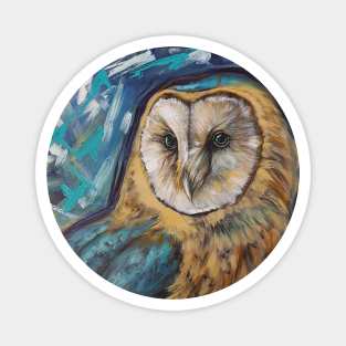Barn Owl Magnet